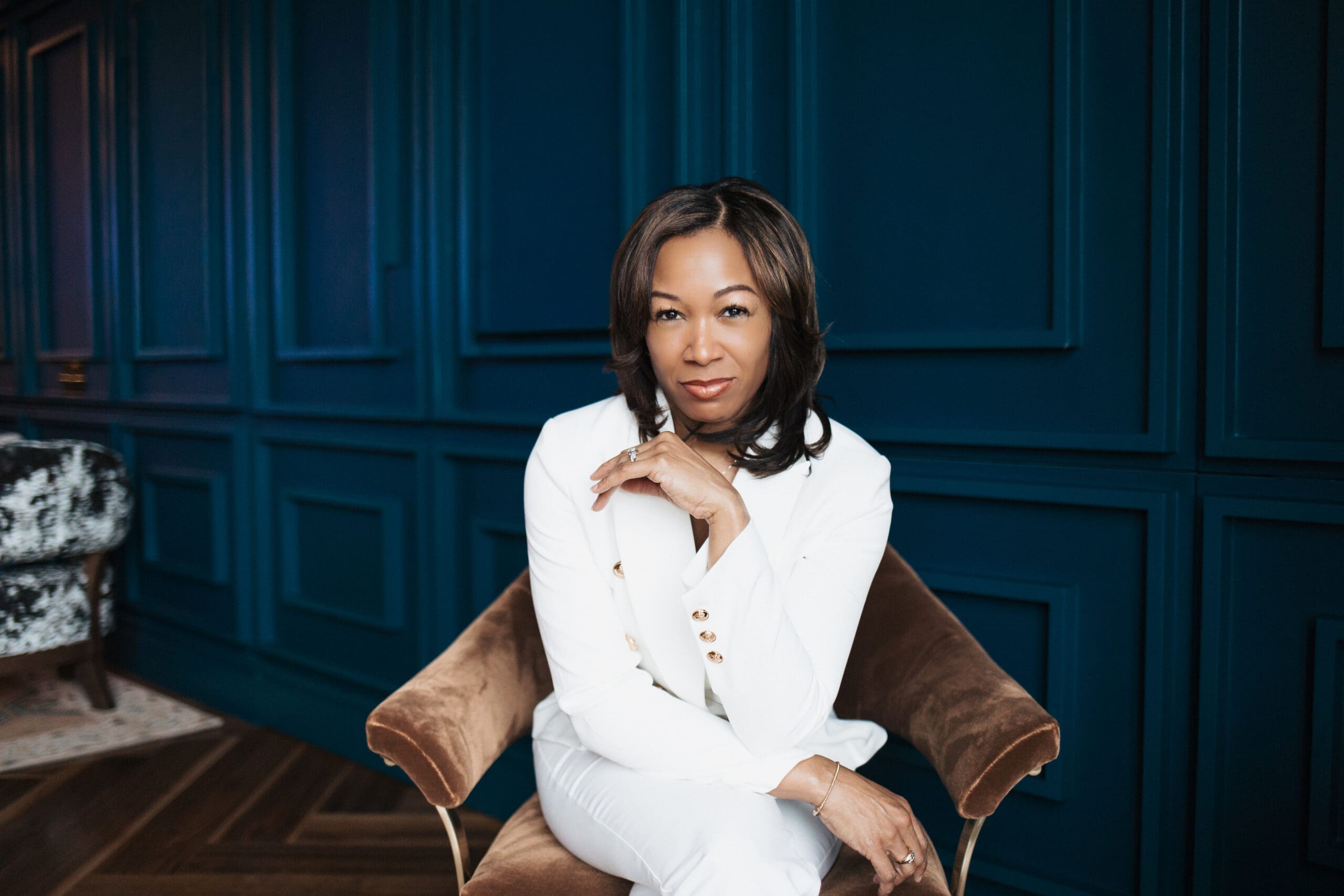 woman life coach talking about laying a foundation of faith beyond perfectionism
